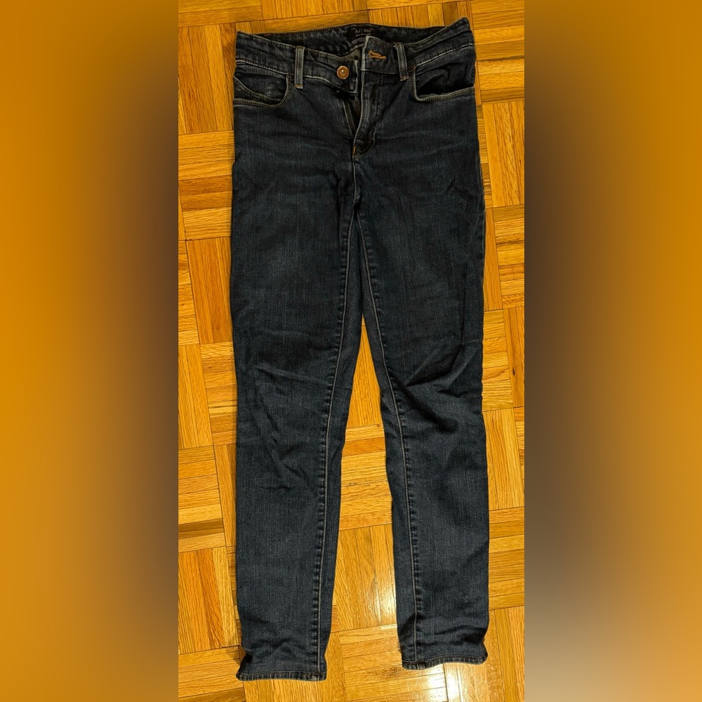 Armani Comfort Fit Low Rise Straight Leg -blue